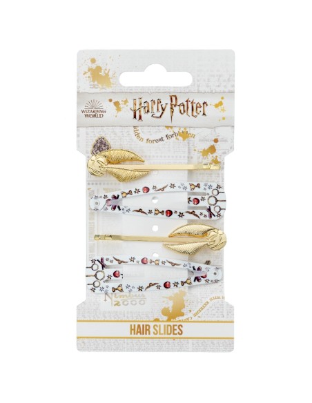 Set Forcine e Clips per Capelli Harry Potter Boccino D'Oro